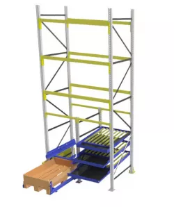 Pallet racking with drawers