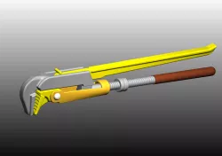 Pipe Wrench Model