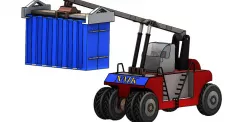 REACH STACKER with ANIMATION