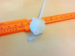 Separatory funnel hairstick
