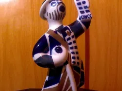 Spanish Blind lottery seller (Sargadelos)