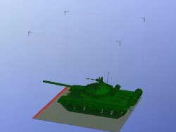 The Russian main battle tank T-80