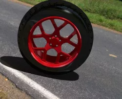treaded Tyre alloy wheel