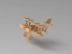 Wooden Airplane Toy