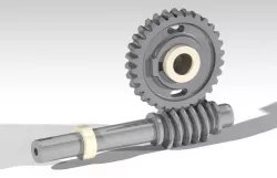 Worm and Worm gear Assembly