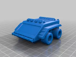 All terrain vehicle for sci-fi settings