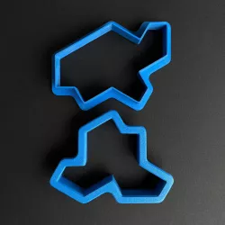 Aperiodic monotile cookie cutters