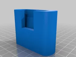Bambu Lab P1P Pegboard Scraper Holder