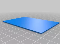 Blank Card Divider, No Tab
