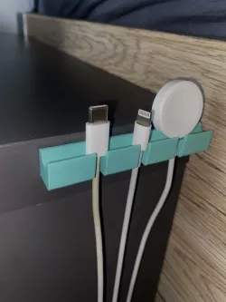 cable organization for USB-C, Lightning and Apple Watch 