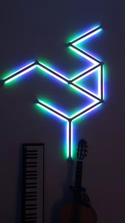 DIY Nanoleaf Lines replica