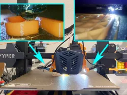 Dual Nozzle cam holder for Anycubic vyper
