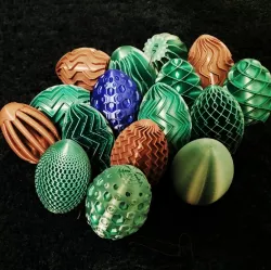 Easter eggs - Set of 55