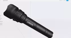 Flashlight (non-printable 3D-object)