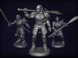 Half Orc Knight 28mm