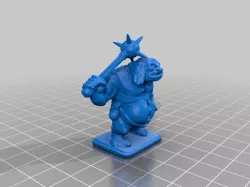heroquest ogre warrior mace
