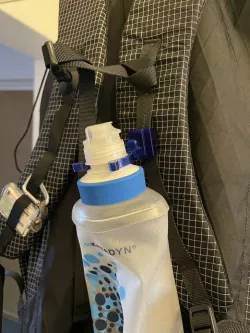 Katadyn Befree bottle holder for backpack (Horizontal Attachment)
