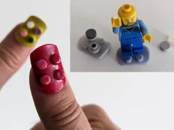LEGO compatible press-on THUMB nails