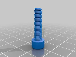 M5x20 Bolt Very fine detail optimized for 3D print