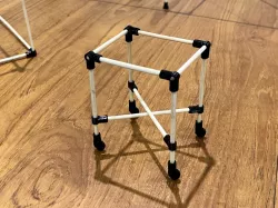 Makerpipe mini connectors for bamboo skewers