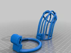 My Customized [18+ NSFW] Parametric Chastity Cage