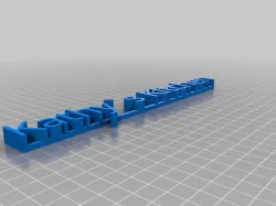 My Customized 3D name plate - Kathy's Kitchen