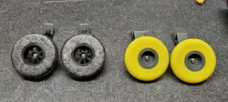 Ranger T1 Landing Gear Struts, Hubs and Tyres