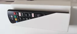 Remote holder for IKEA BRIMNES bed