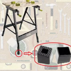 Rubber foot for folding workbench of Ryobi brand or equivalent