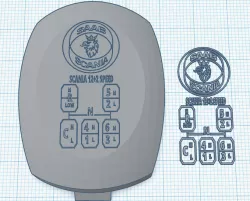 Shifter for Thrustmaster and Logitech G25,G27,G29 (Ets2 and Ats) part_3_logitech_v2 (remix) 