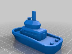 Simple Tug Boat (Floats & Resizable)