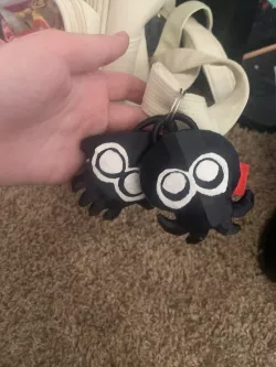 Splatoon inkling and octoling kensa keychain