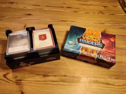 Viking Raiders insert to sleeved cards