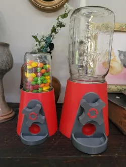 Wide Mouth Mason Jar Candy Machine