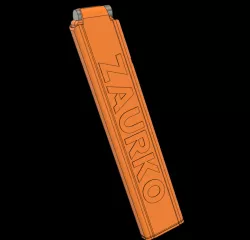 Worker Slim Angled Talon Mag - STEP File