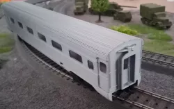 Amtrak streamliner coach h0 scale