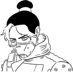Apex Legends Wraith stencil 5