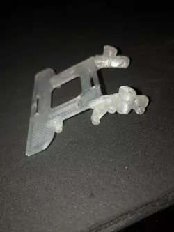 Axial SCX24 Low CG battery tray/Optional lower body mount remix for GLADIATOR