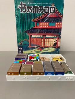 Bamboo Board Game Organizer