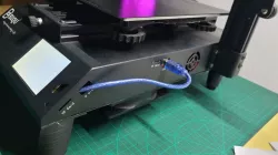 BIQU B1 internal Raspberry Pi +  RPi 3,5in display + 120mm silence cooler fan mod.