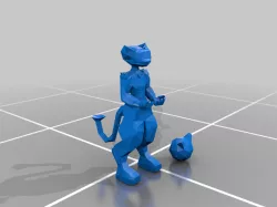 cat with cat ball