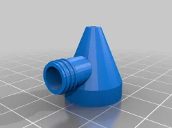 Creality Ender laser head air assist nozzle shorter 