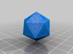 Custom D20 dice