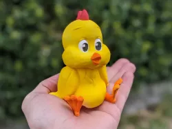 Cute Cartoon Easter Chick No. 2