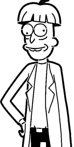Doofus Rick stencil