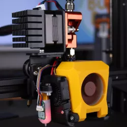Dual Blower Fan Duct for Ender 3 V2 with E3D Revo CR Hotend