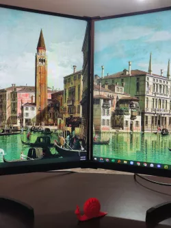 Dual Monitor Alignment Bracket for LG 32QN600-B