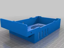 Ender 3 Power Supply FAN Case 80mm - Remix for Hellbot Magna 1