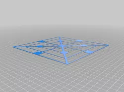 Ender 3 V2 Bed Level Grid 200x200