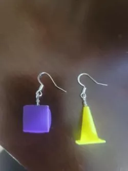 FRC 2023 Game Piece Earrings